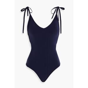Isabel Marant Swan Shoulder Tie Swimsuit - 4 - Navy